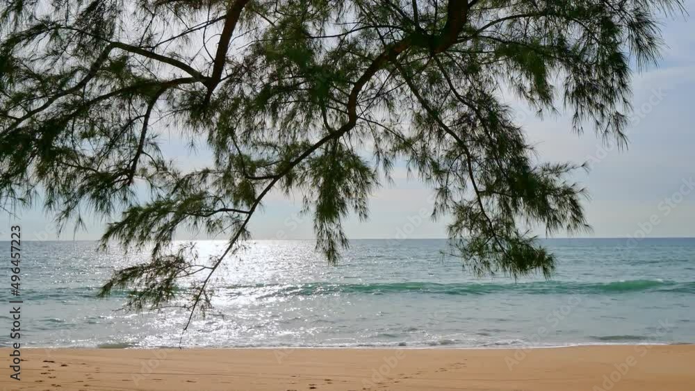 Tropical beautiful landscape of sea ocean around sand with white cloud blue sky for nature background
Tropical beautiful landscape of sea ocean around sand with white cloud blue sky for nature background