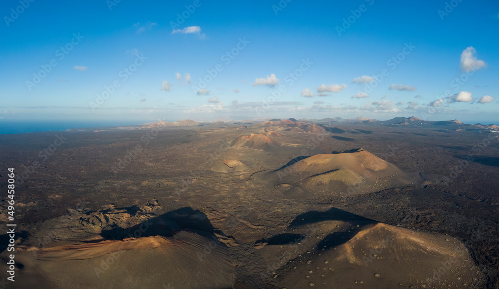 Volcanic fields of Timanfaya National Park, Spain