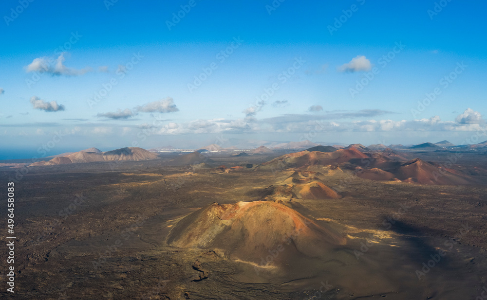 Volcanic fields of Timanfaya National Park, Spain