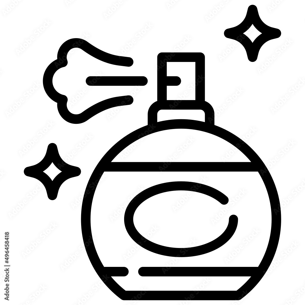 PERFUME line icon,linear,outline,graphic,illustration PERFUME line icon,linear,outline,graphic,illustration