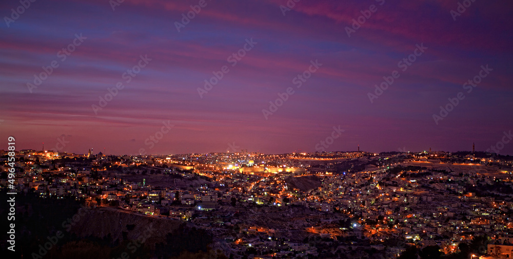 Panoramablick auf Jerusalem, Israel