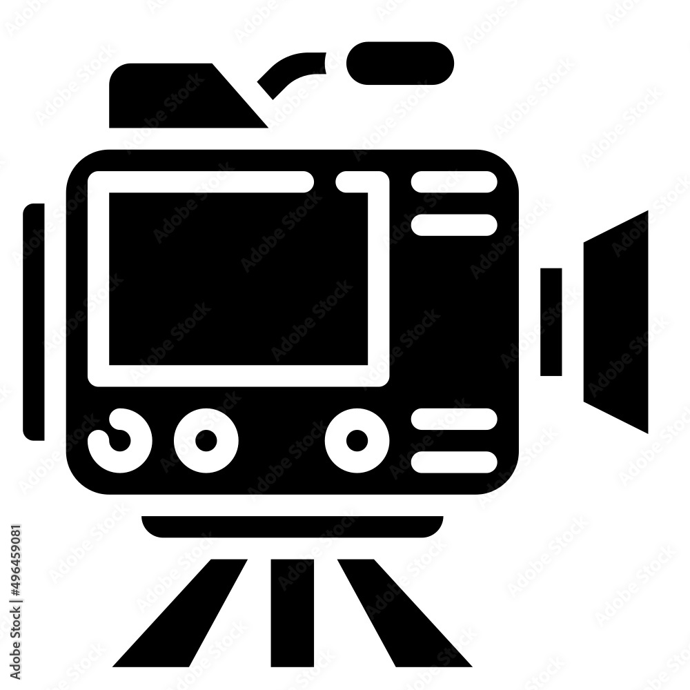 VIDEO CAMERA glyph icon,linear,outline,graphic,illustration VIDEO CAMERA glyph icon,linear,outline,graphic,illustration