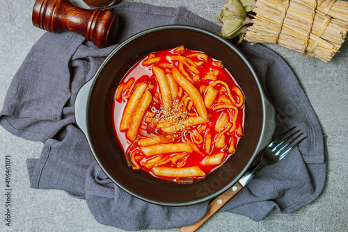 Korean Stir-fried Rice Cake, 'Tteokbokki'