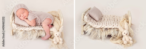 Papier peint Newborn baby studio decoration