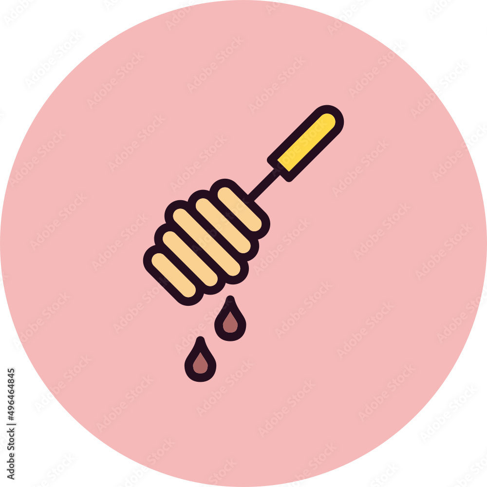 Obraz premium Honey Dipper Icon