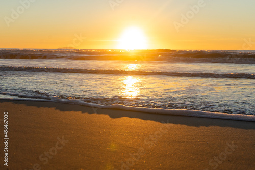 Beach at sunset