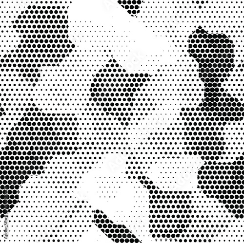 Geometric Abstract Decorative Seamless Pattern Background