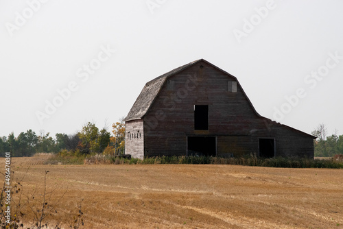 Abandoned barn in rural Saskatchewan, Canada