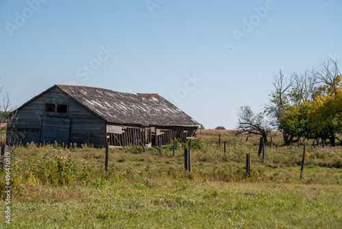 Abandoned barn in rural Saskatchewan, Canada