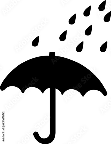 umbrella and rain