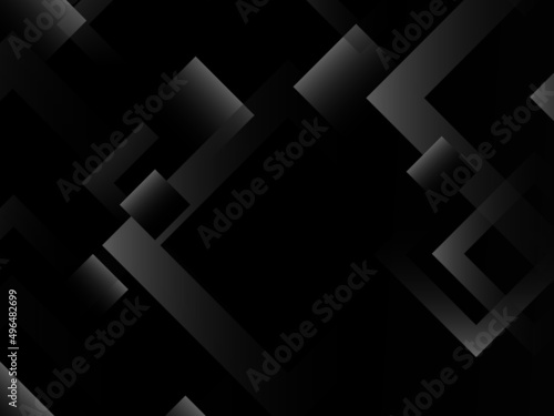 Dark geometric black abstract background elegent design pattern.