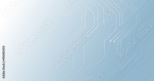 Abstract circuit board with Futuristic technology digital hi tech concept on blue background. Vector illustration