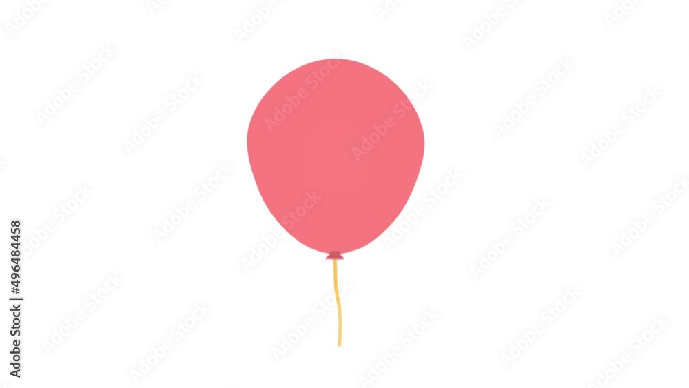 balloon isolated on white