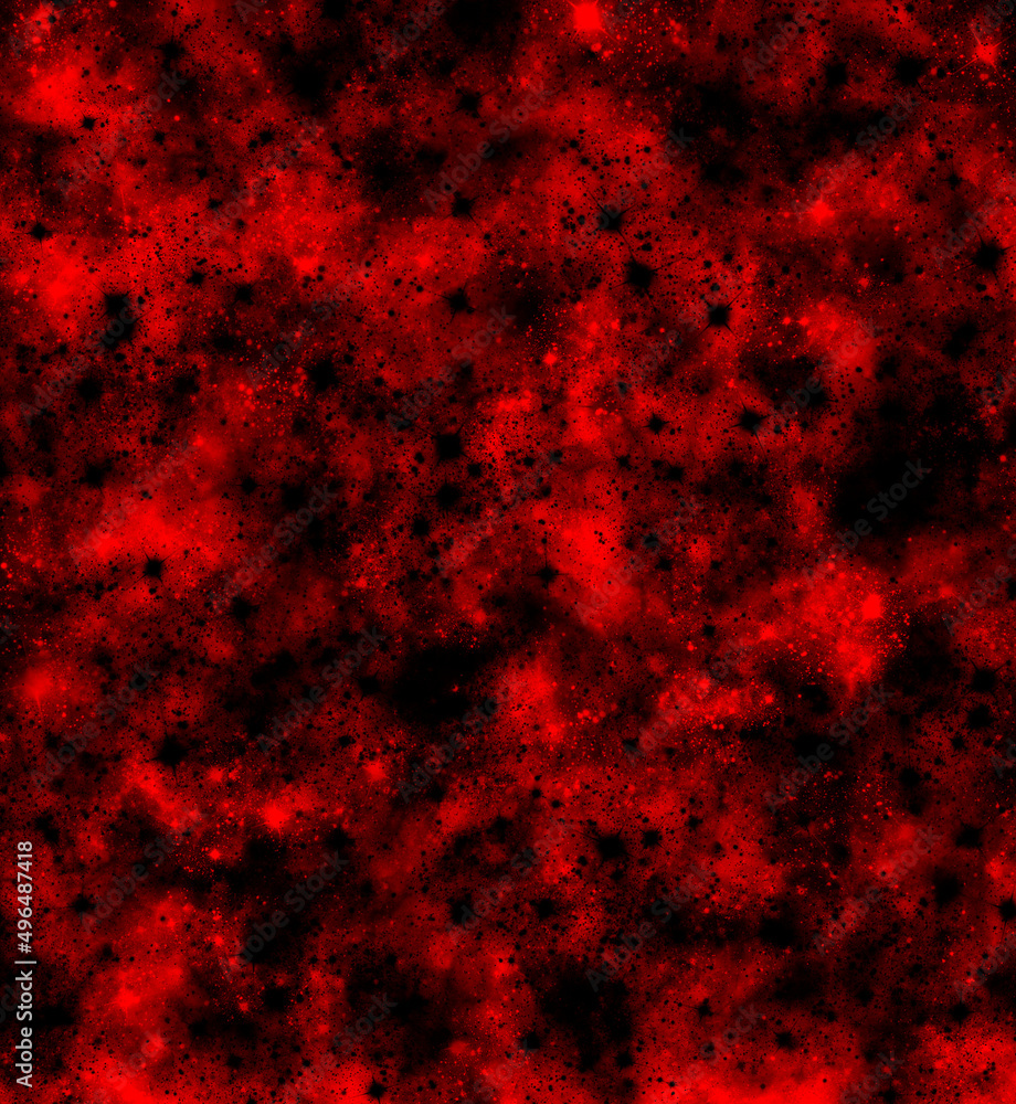 Blood with infection close-up. Infected blood under a microscope. Virus in the blood Blood with infection close-up. Infected blood under a microscope. Virus in the blood
