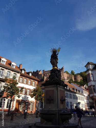 Piazza in Heidelberg, Germany 