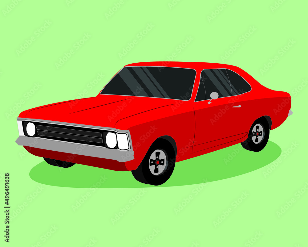 Classic brazillian muscle car turbo racer Classic brazillian muscle car turbo racer