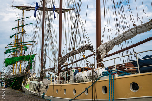 Windjammer im Hafen von Travemünde photo