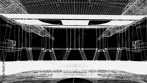 3D Abstract Design Raumschiff Ufo Scy Fi