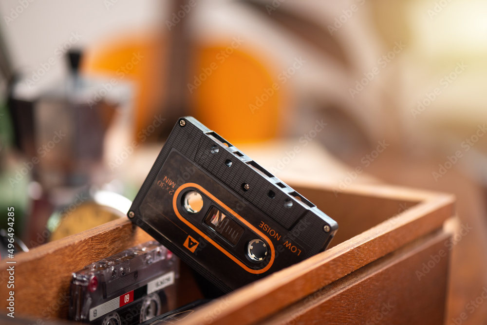 Fototapeta premium Audio cassette tape