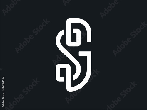 SG or GS monogram 