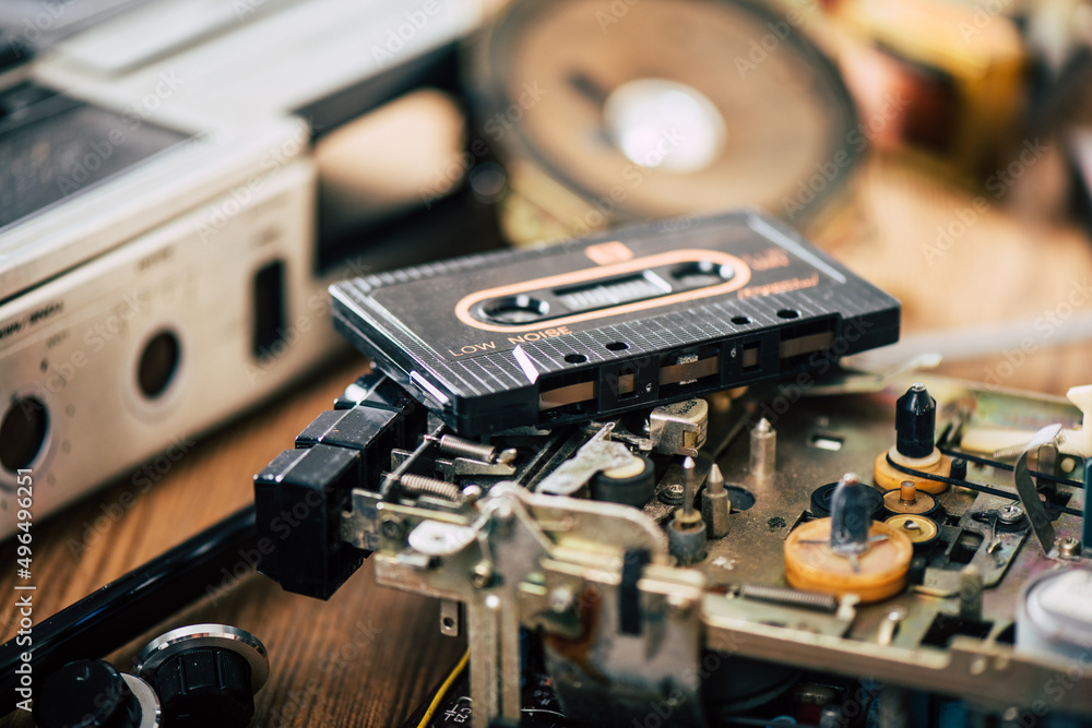 Obraz premium Audio cassette tape