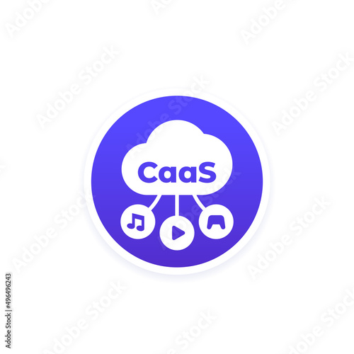 CaaS icon for web, content as a service