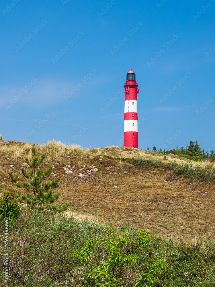 Leuchtturm in Wittdün auf der Insel Amrum