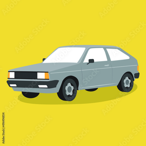 Square popular Brazilian classic car family vehicle