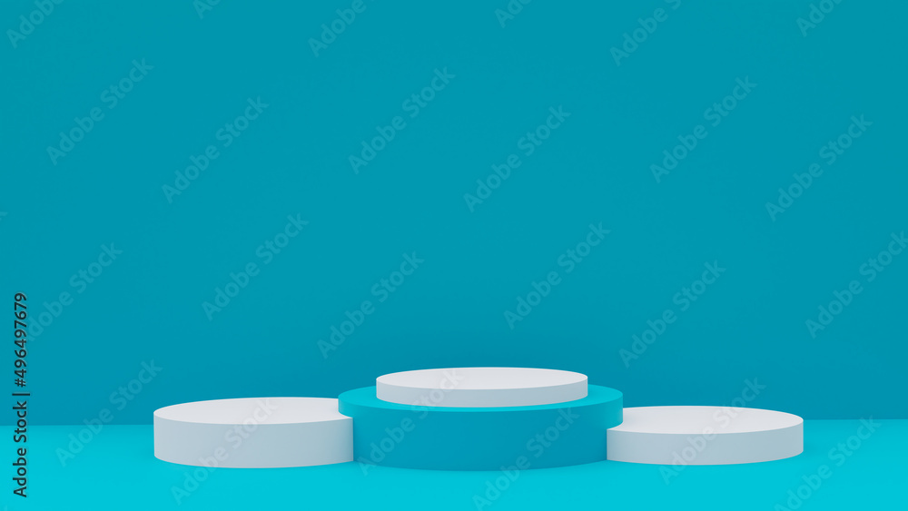 podium for products, 3d rendering