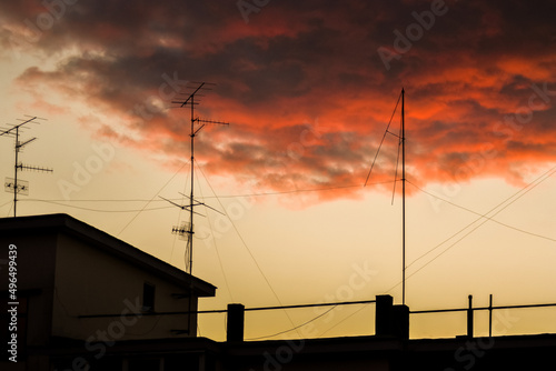 Tramonto, sunset, napoli, nuvole, cloud,pomeriggio,