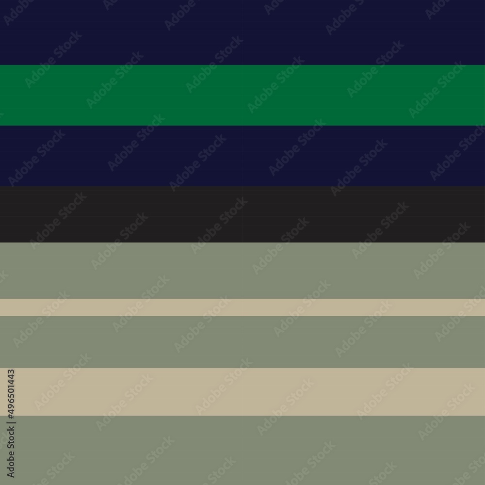 Fototapeta premium Green Double Striped seamless pattern design