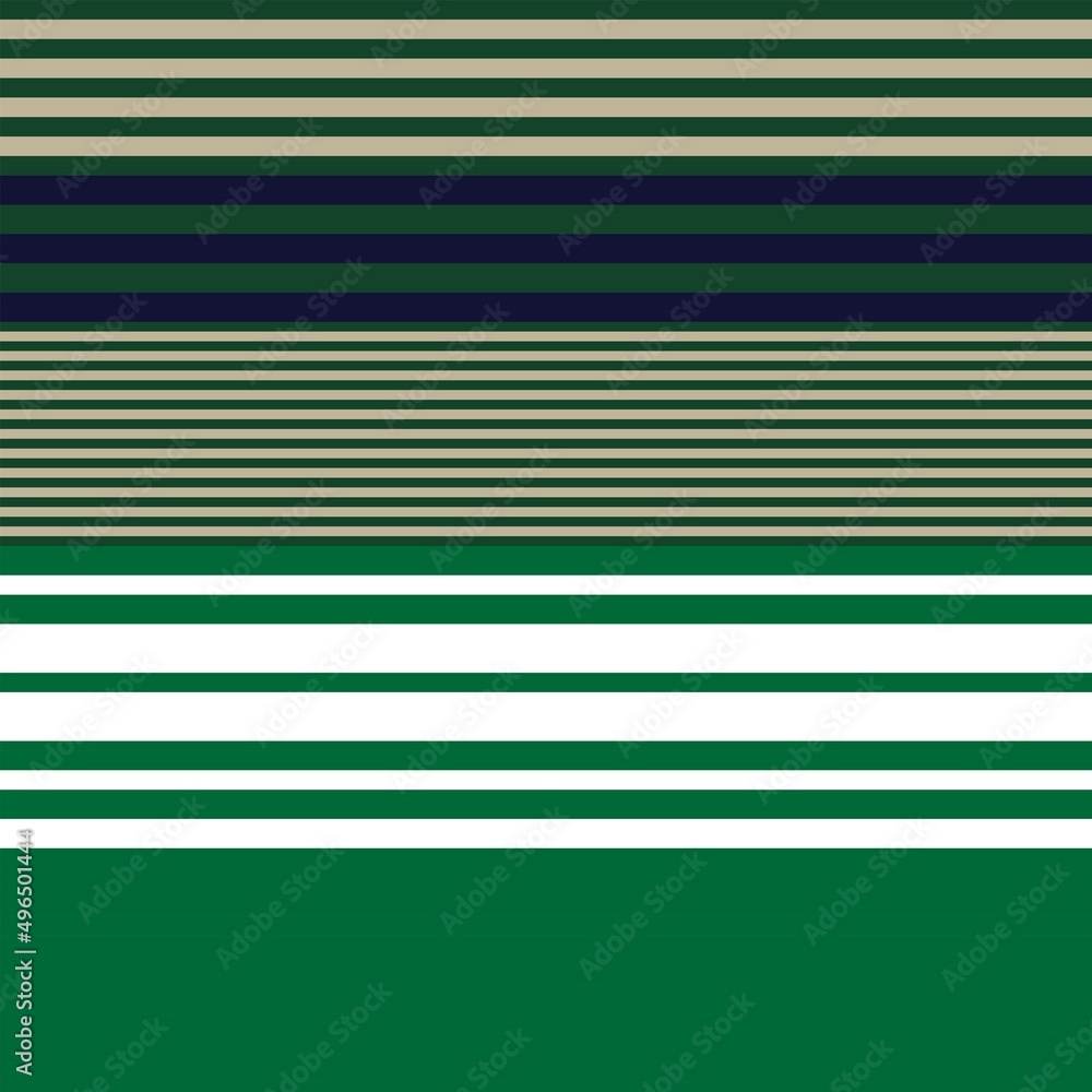 Obraz premium Green Double Striped seamless pattern design