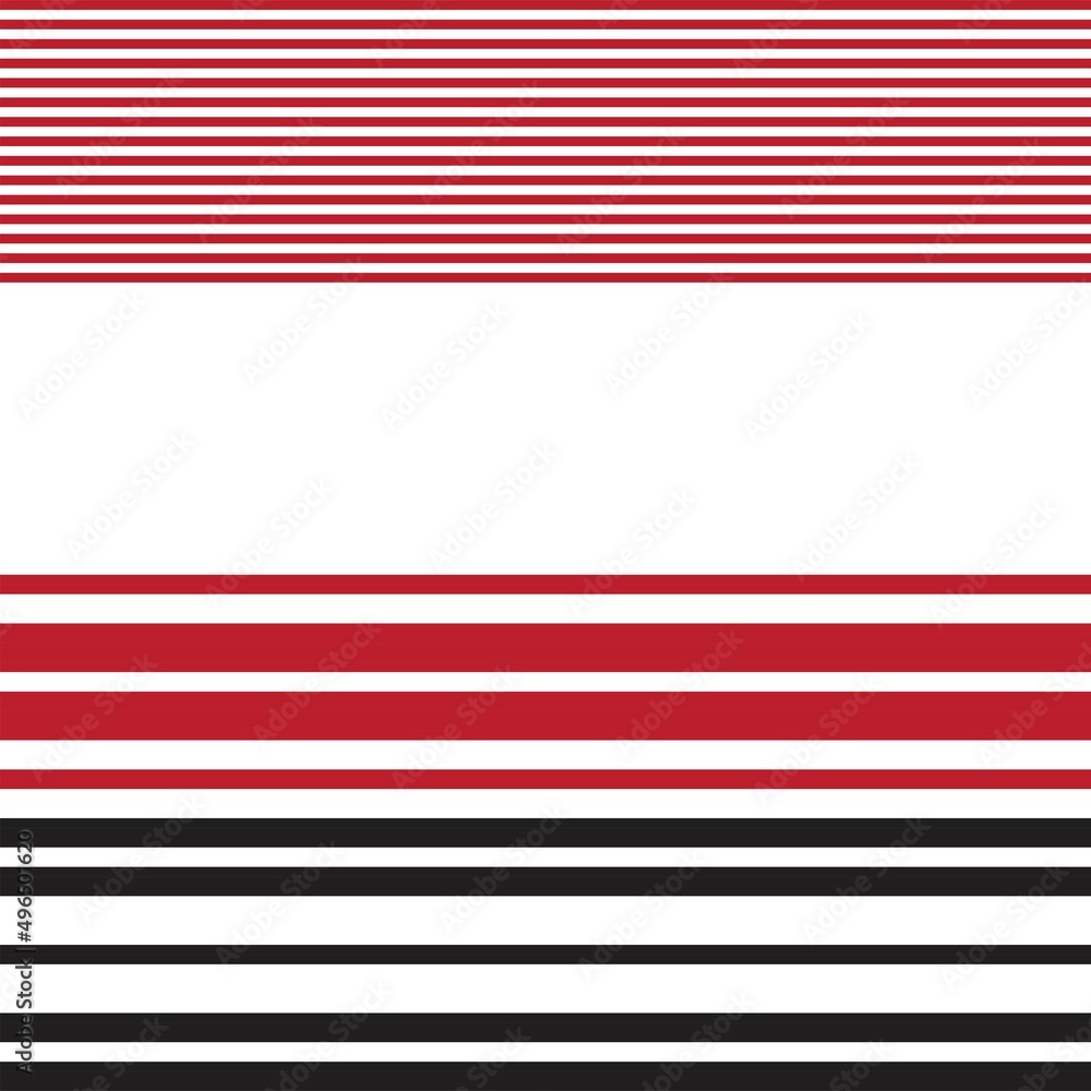 Red Double Striped seamless pattern design Red Double Striped seamless pattern design