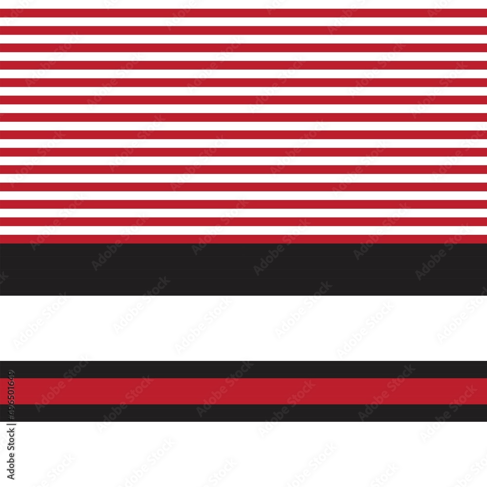 Red Double Striped seamless pattern design