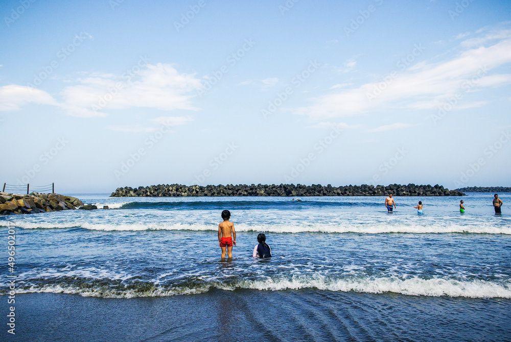 people on the beach people on the beach