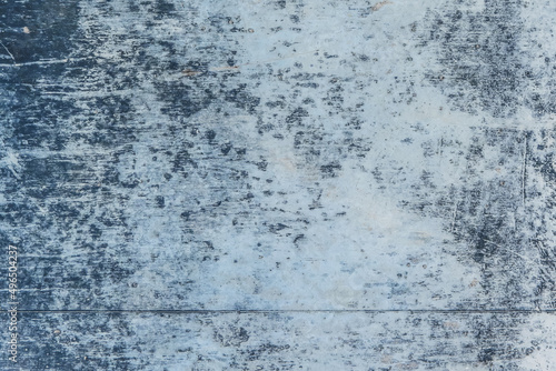 Blue dark dirty old wall surface with abstract pattern weathered grunge background worn texture © Andrey