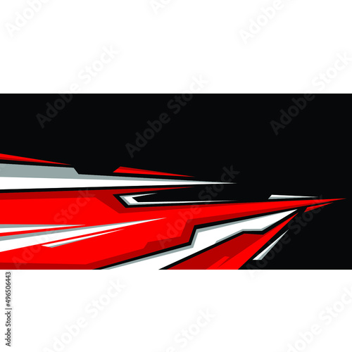 car body sticker vector. car modification stickers. 