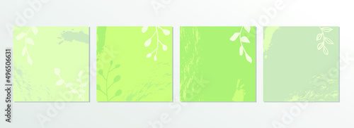A set of 4 spring cards