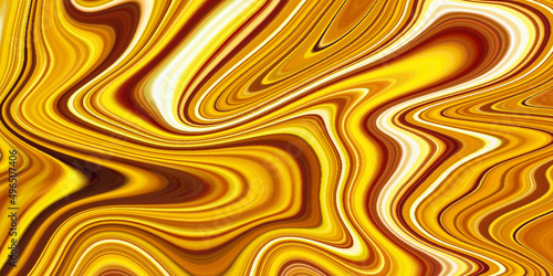Abstract stylist and modern yellow liquify fluid abstract marble texture with space. Marble abstract background digital illustration. liquid marble texture for any design and decoration.