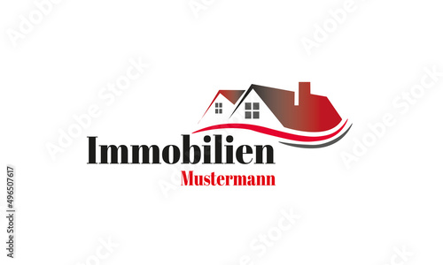 Immobilien Logo , Hausverwaltung Logo , Haus Logo	