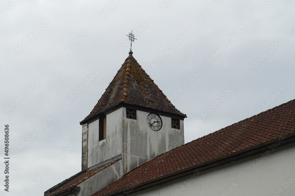 Eglise du quartier Urcuray d'Hasparren, au Pays Basque