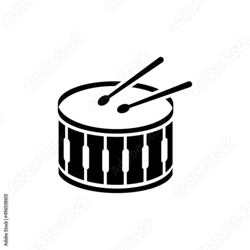 drum logo icon design template