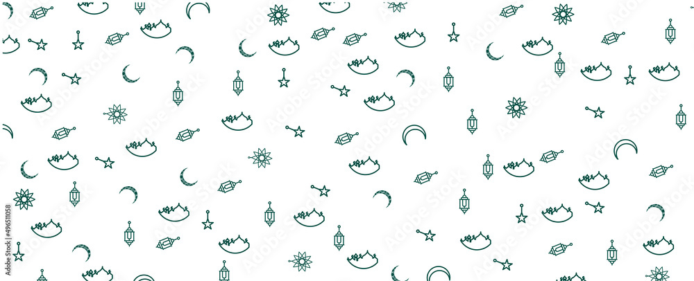 Modern islamic ramadan ornament pattern Modern islamic ramadan ornament pattern