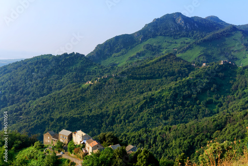 Wallpaper Mural San-Giovanni-di-Moriani village in Corsica mountain Torontodigital.ca