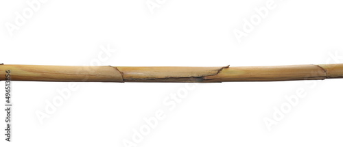 Bamboo stick isolated on white 