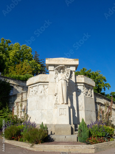 Monument to the II WW French troups at Jardin des Doms, Avignon photo