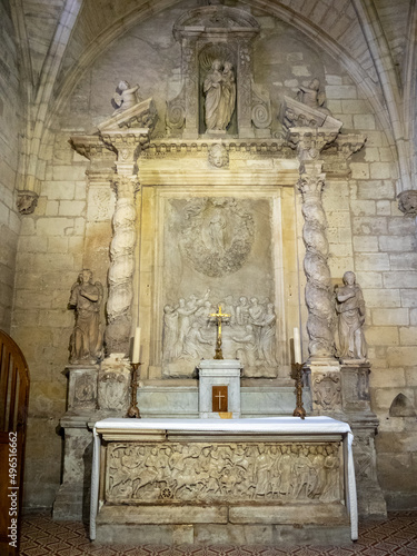 Altar of the Chapel of St Genasius, Church of St. Trophime, Arles photo