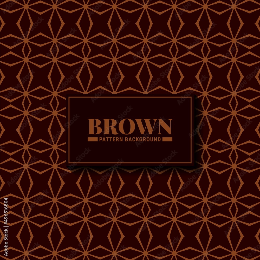 Brown abstract geometric pattern design Brown abstract geometric pattern design
