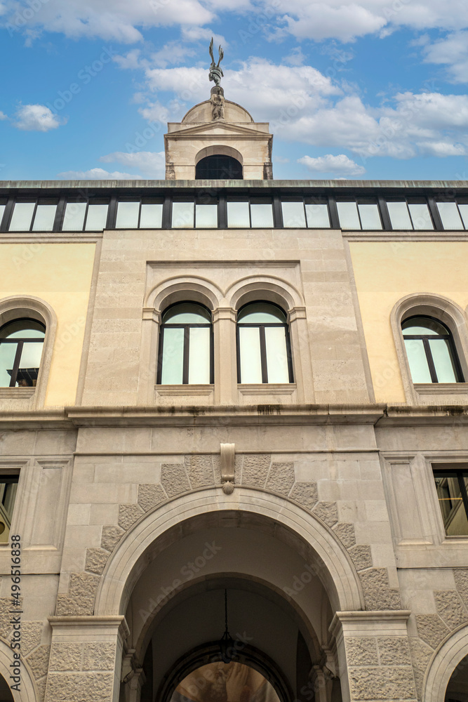 Fototapeta premium The beautiful Palazzo Moroni, seat of the municipality of Padua