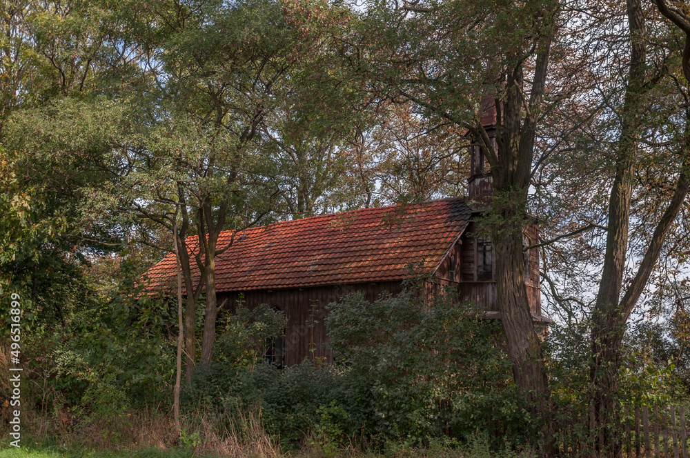 Old abandoned wooden Mariavite church in Poland Old abandoned wooden Mariavite church in Poland